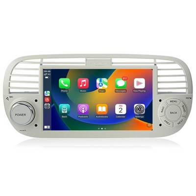 Apple Carplay Für Fiat 500 2007-15 Autoradio Stereo Android 15 GPS WIFI RDS 64GB