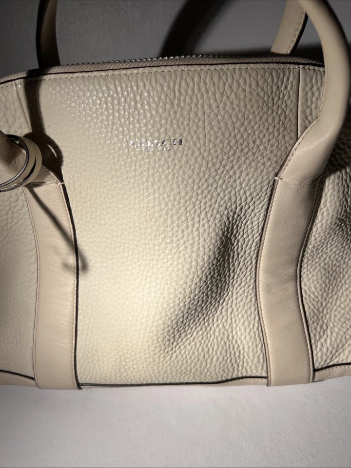 Bolso de Mano COACH BLEECKER Preston Marfil Grano Guijarro Cuero 30144p Foto 3 de 4