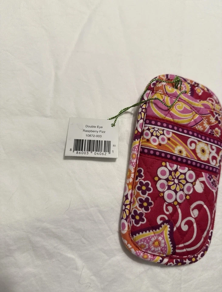Estuche para gafas dobles Vera Bradley en frambuesa efervescencia retirado nuevo con etiquetas Foto 3 de 4