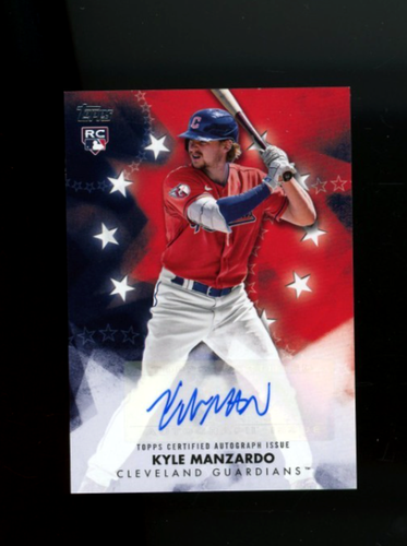 2024 The Topps Co. BSA-KM Kyle Manzardo RC Auto