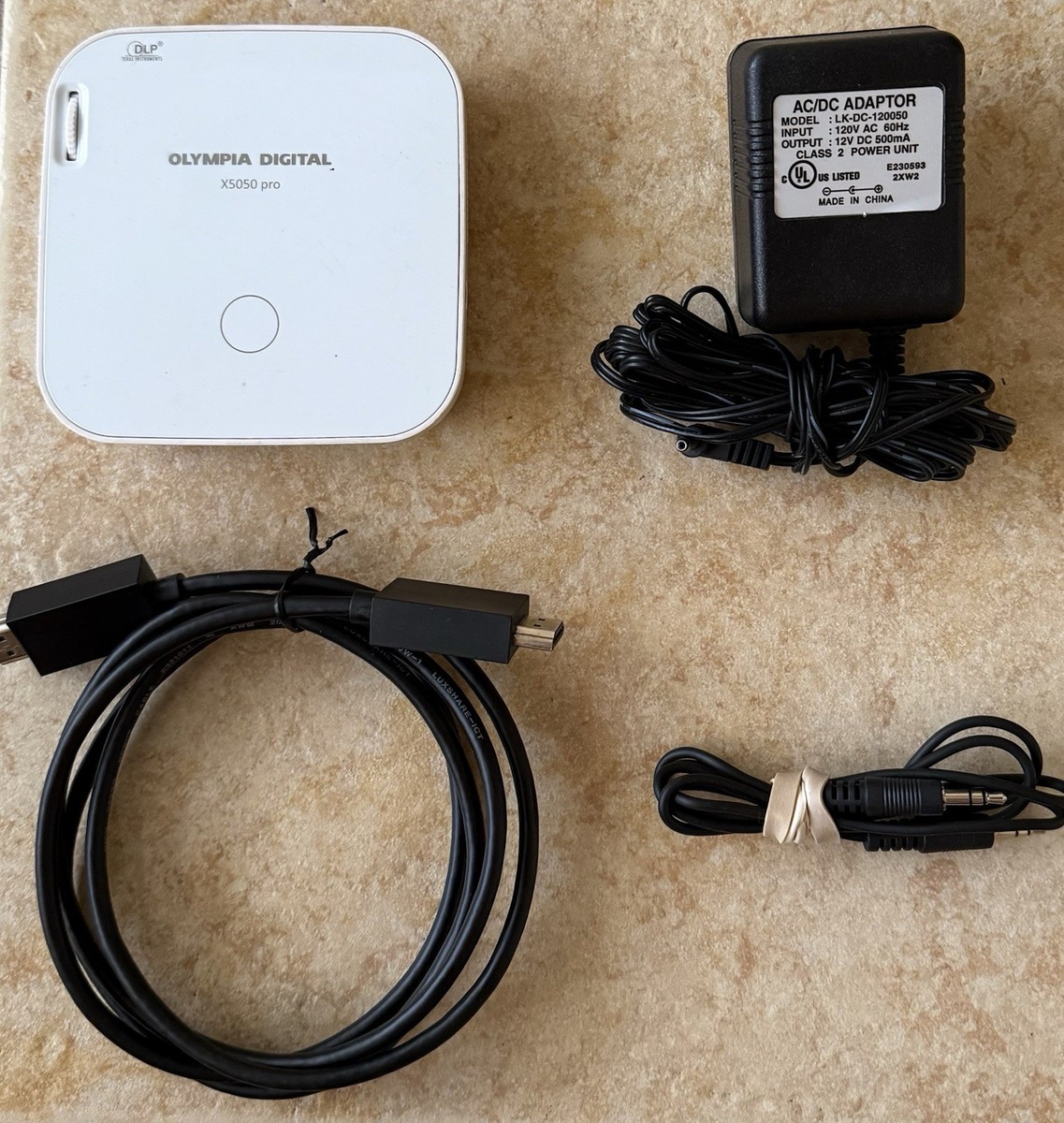 Olympia Digital X5050 Pro DLP Mini Projector HDMI USB Portable