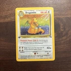 Pokémon Dragonite Holo Rare Card Fossil 1st Edition 4/62 100 HP
