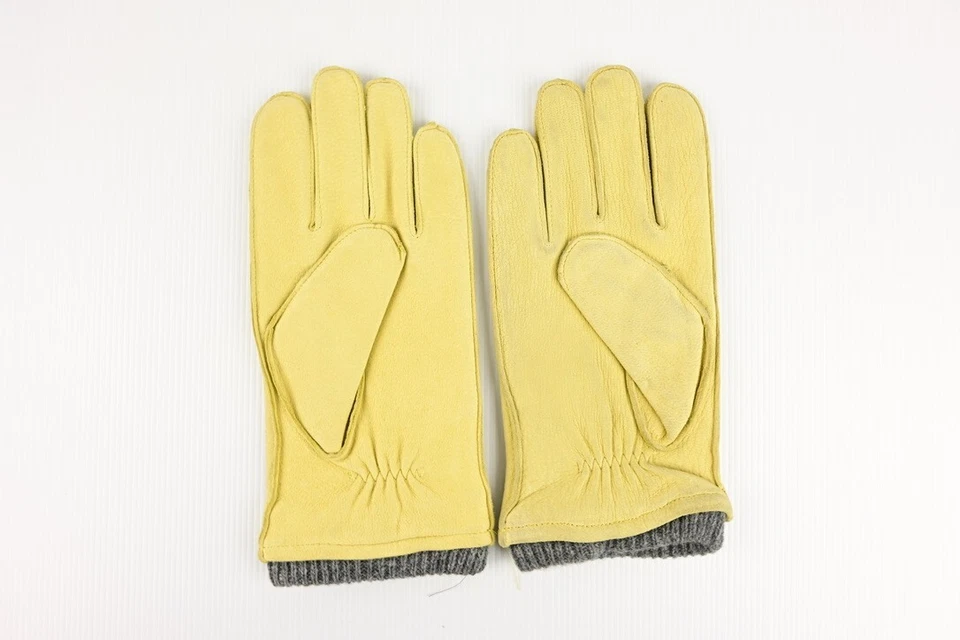 Кожаные полевые перчатки Polo Ralph Lauren желтые размер - M - Изображение 3 из 4