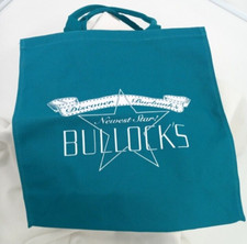 Vintage 1994 Bullock's Burbank Store Opening - Teal Canvas Tote Handbag - NEW