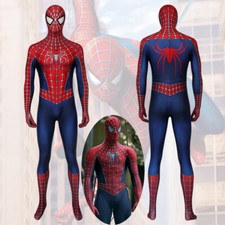 Spiderman Tobey Maguire Costume Spiderman 2 Bodysuit Adult Kids