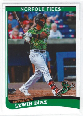 2023 Norfolk Tides (Triple-A Baltimore Orioles) Lewin Diaz