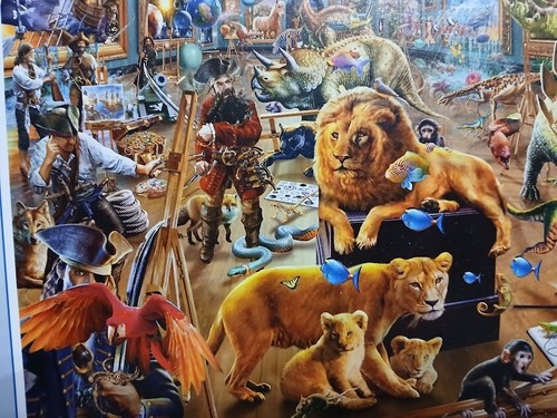 puzzle Ravensburger neuf 1000 piéces le musée vivant - Photo 5/11