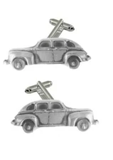 refA3 US Sedan 1940's classic car 3D cufflinks classic car gift boxed