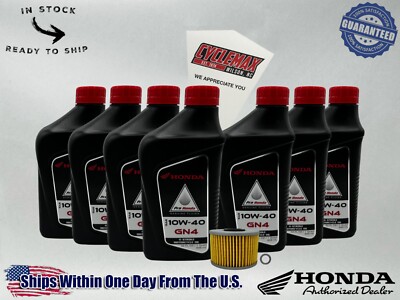 Cyclemax Standard GN4 10W-40 Oil Change Kit fits 2019-2025 Honda Talon 1000R