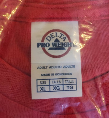 McDonalds Christmas Tree T-Shirt Mens XL Red Holiday Employee Shirt Unopened NOS - Picture 2 of 5