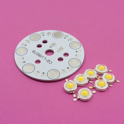 Aluminium Leiterplatte Basen Platte Stern und High Power LED SMD Chip Birne Lampe Perle
