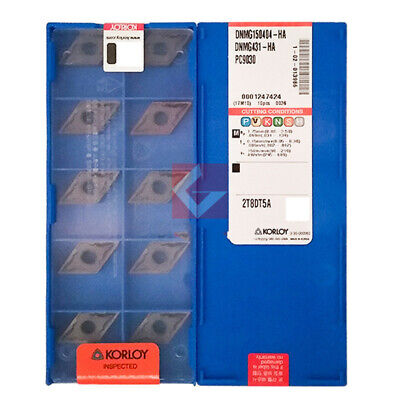 10pcs /Box  KORLOY CNC Blade  DNMG150404-HS PC9030