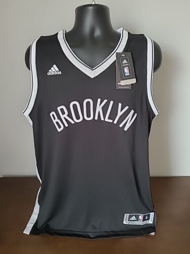 NOS Adidas Swingman NBA Brooklyn Nets Jersey, Black, Blank, Sizes M, L, 2XL - 第 1/11 張圖片