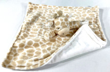 Carter's Giraffe Lovey Plush Security Blanket Baby Pacifier Holder Tan Cream 14  