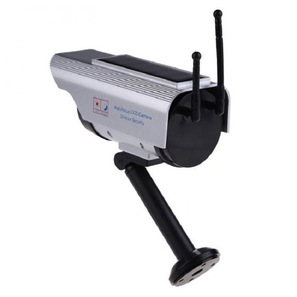 1pc Solar-Powered High-Simulation Fake CCTV Camera for Outdoor Security Monitoring