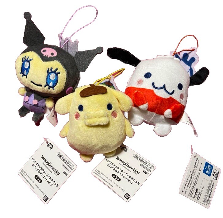 Sanrio Charactors × Tamagotchi Uni Mascot Doll Chain, Vol.2