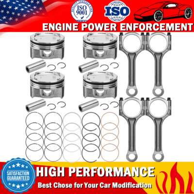 Piston Ring Kit & Connecting Rods For Chevrolet Cruze Sonic 2011-2020 1.4L Turbo
