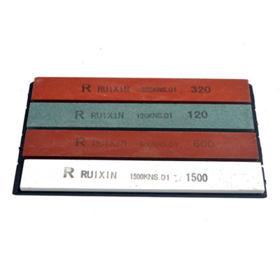 4 Pcs 120# 320# 600# 1500# Grit Stone edge Knife Sharpener Sharpening Whetstone