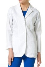 Women's Princess Seam Twill 30" Lab Coat