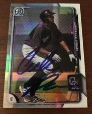 CORRELLE PRIME 2015 BOWMAN CHROME AUTOGRAPHED SIGNED AUTO BASEBALL CARD DCP210