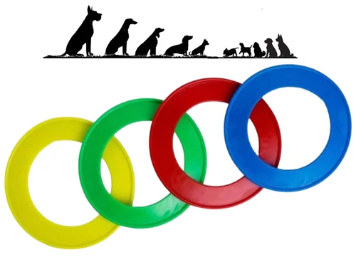 Dog Flying Disc Ring Fun Frisbee Throw Fetch Retrieve Catch Toy Beach Garden