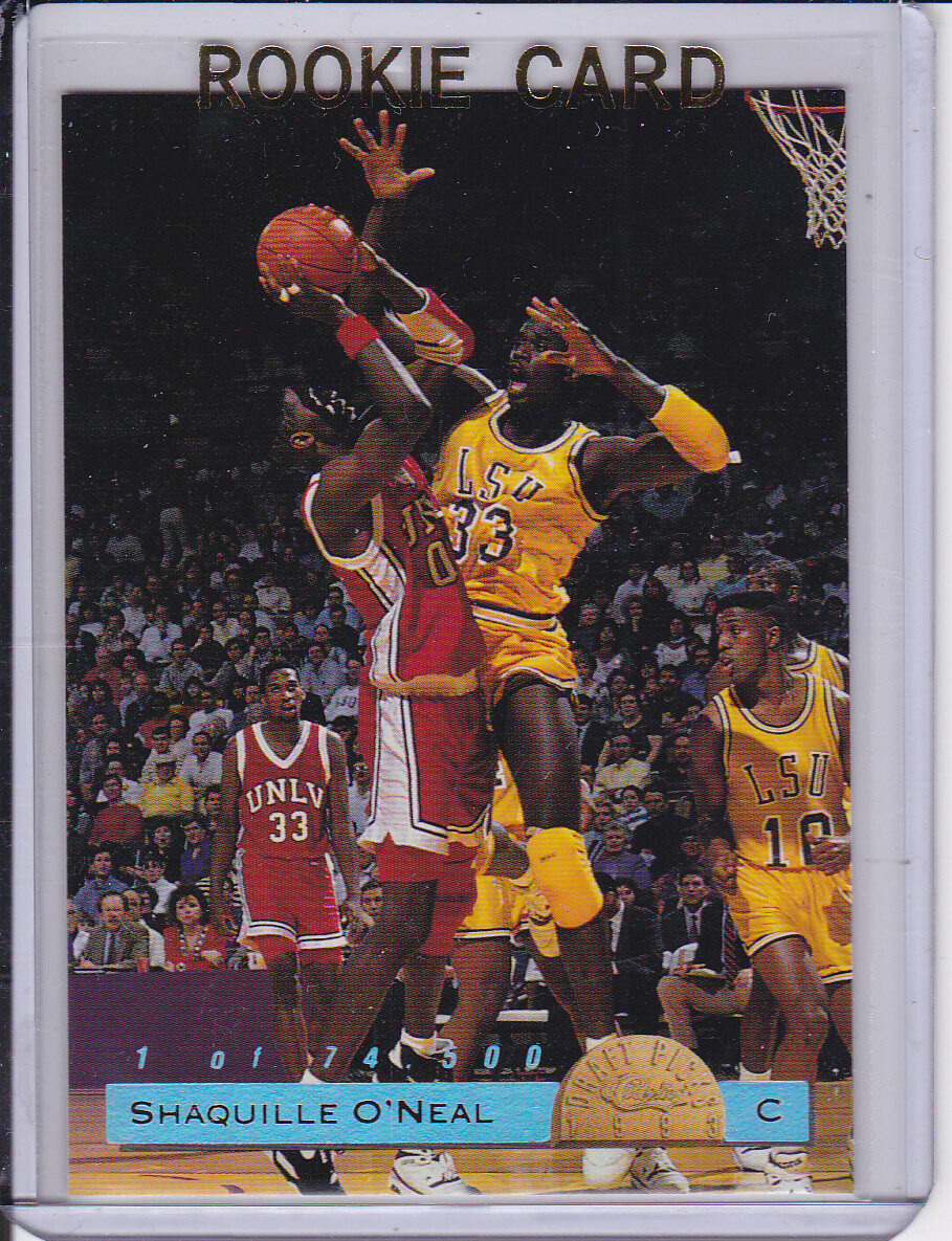 NBA カード　シャック　② 1992-93 Upper Deck Top Prospects Shaquille O'Neal Card #474