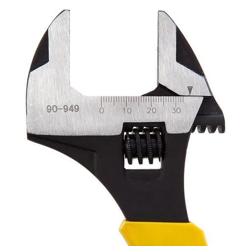 Stanley verstellbarer Schraubenschlüssel 250 mm 35 mm Backenkapazität MaxSteel 0-90-949 - Bild 2 von 7