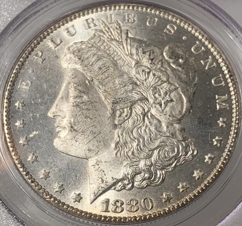 1880-CC Morgan Dollar PCGS MS-64 ~ GSA HOARD FROSTY w/ Peripheral TONING