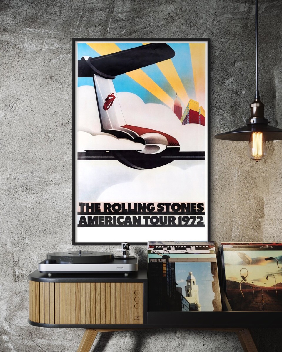 THE ROLLING STONES '1972 American Tour' Concert Poster AOR-4.263