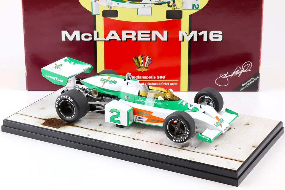 1:18 Carousel1 McLaren M16 Indianapolis 500 #2 Rutherford/ Mclaren 1975 - Bild 2 von 4