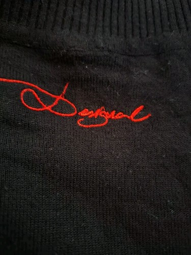 Maglione da donna Desigual maglione a maglia top taglia S nero collo rotondo - Foto 7 di 7