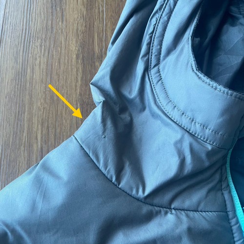 Ivivva Lululemon Jacket Girls 12 Reversible Puffer Insulated Hooded Black Grey - Picture 11 of 19