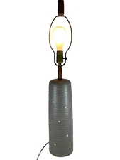 Vintage 1955 Gordon & Jane Martz Marshall Studios Stoneware Table Lamp M41-32-7§