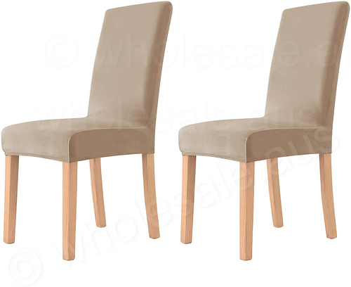 Original Velvet Dining Chair Covers Stretch Chair Dining Room Parson Premium - Picture 17 of 26