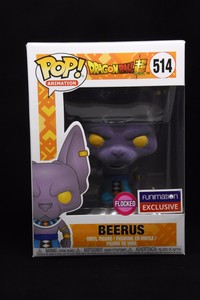 flocked beerus funko pop funimation