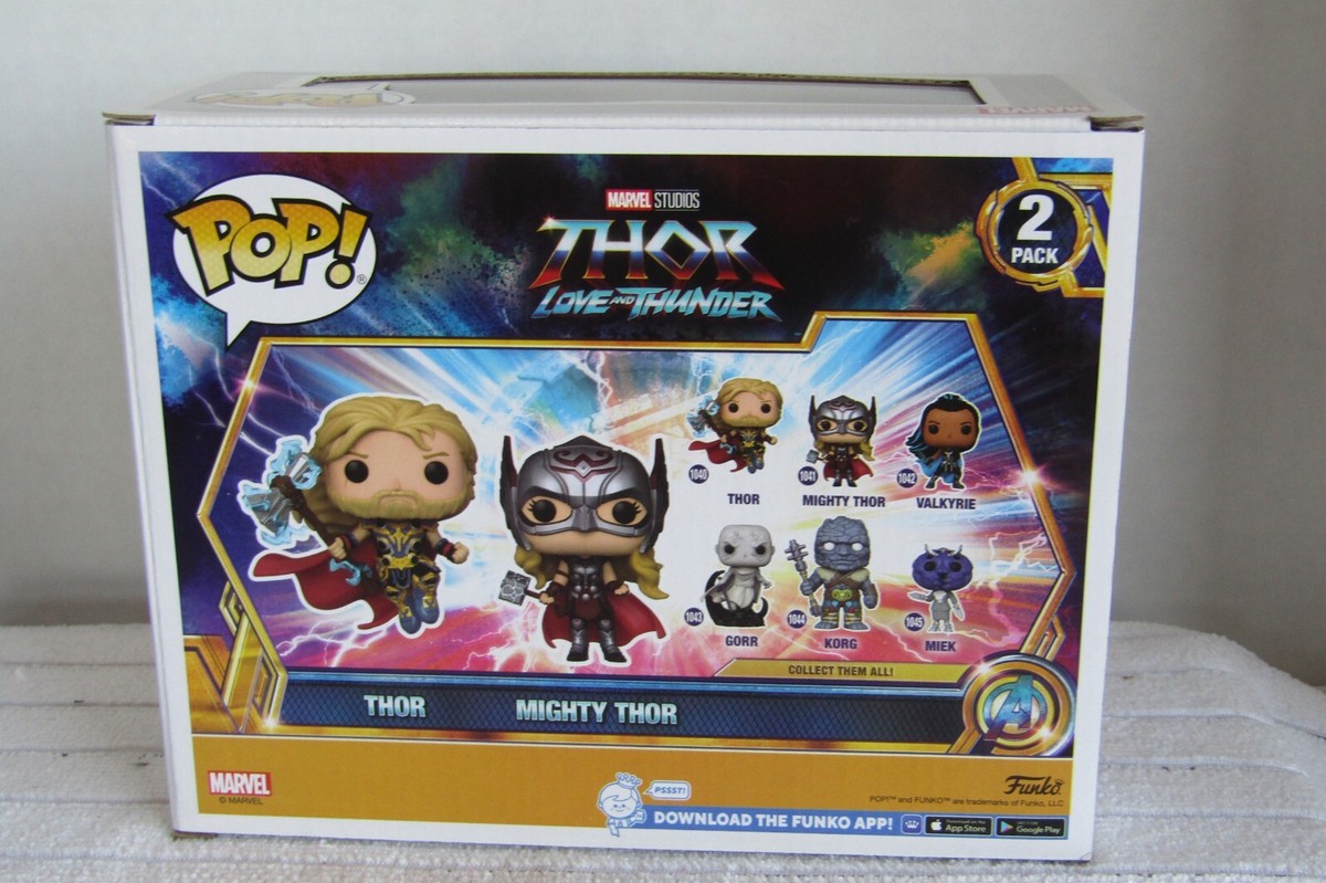 Funko POP Thor Love and Thunder THOR AND MIGHTY THOR 2 Pack