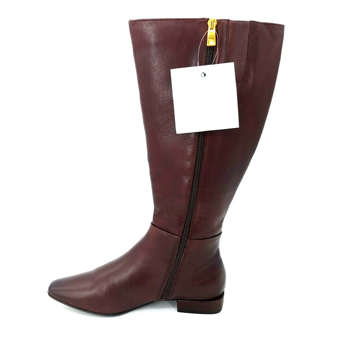 Naturalizer wide calf leather boots cheap