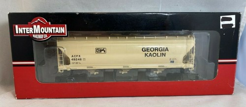 Tolva cubierta InterMountain RTR HO 47025-05 GEORGIA CAOLÍN ACF 3 bahías ACFX 49246 | Zustand: New