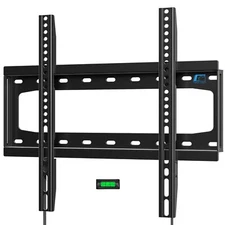 HOME VISION TV Wall Mount Fixed for Most 26"-55" Flat/Curved TVs with Max VESA