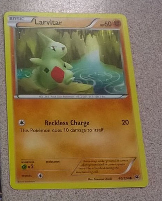 larvitar pokemon card value Larvitar (51/101) (Stamped) [EX: Dragon Frontiers]