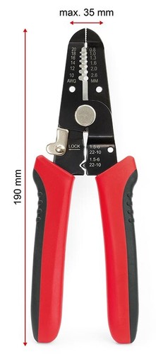 Alicates de pelado combinadas Sintron Tools CWS1 multiherramienta: cortar pelar engarzar - Imagen 4 de 5