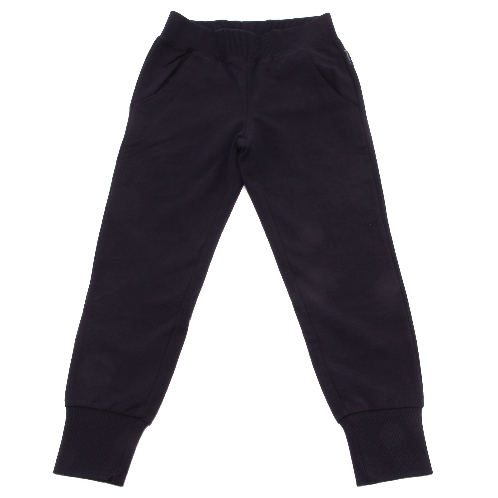 9721U детские брюки для бега трусцой pantalone tuta bimba ARMANI JUNIOR blu cotone