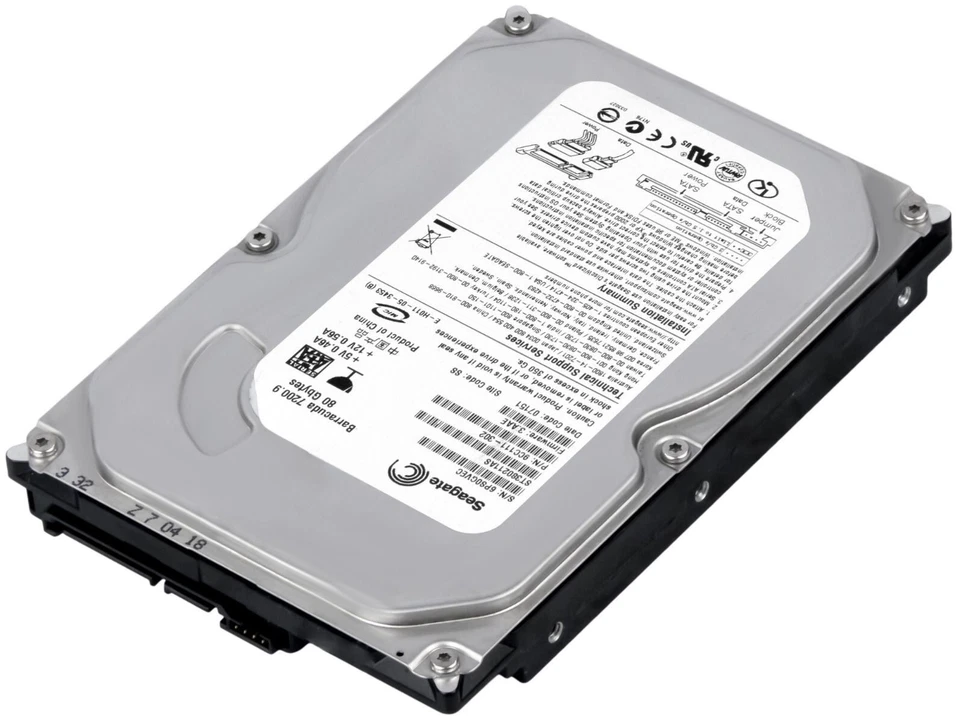 Disk Seagate barracuda 7200.9 ST380211AS 80GB SATA 7200U/Min 2MB 3.5' Pollici - Immagine 3 di 3