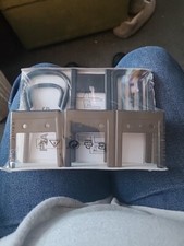 Ikea Fjantig Chair Shaped Hooks Black 3 Pack - New & Sealed