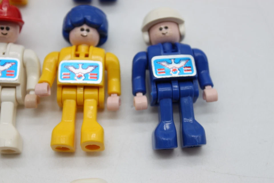 Learning Resources Gears Vintage Lot of 10 Minifigures People, Fireman, Kids, - Image 4 of 4