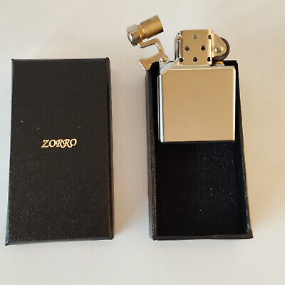 Zorro Stainless Steel Lighter Insert with Wick Cover Zorro Stainless Steel Lighter Insert with Wick Cover