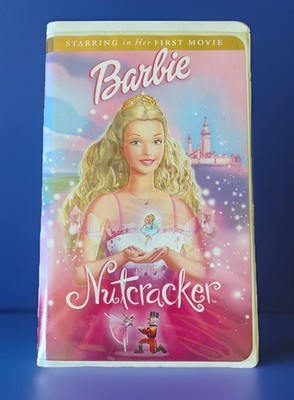 Barbie In The Nutcracker Her First Movie VHS Clamshell  2001 Film TESTED