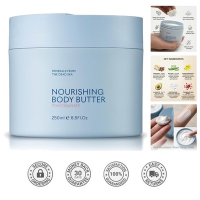 Ultra-Rich Shea Butter Body Cream with Coconut Oil   Nourishing & Fast Absorbing