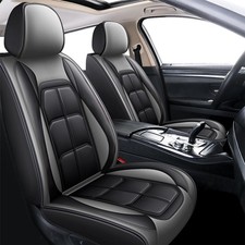 Full Set Seat Covers For Ford Focus 2007 2019 Waterproof Pu Leather Black Grey