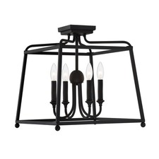 Crystorama Lighting Group 2243_NOSHADE Sylvan 4 Light 16"W - Black